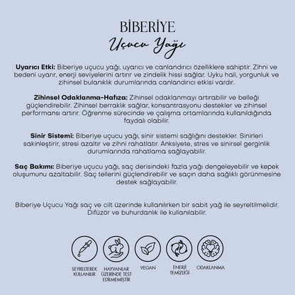 Biberiye Uçucu Yağı (10 ml)