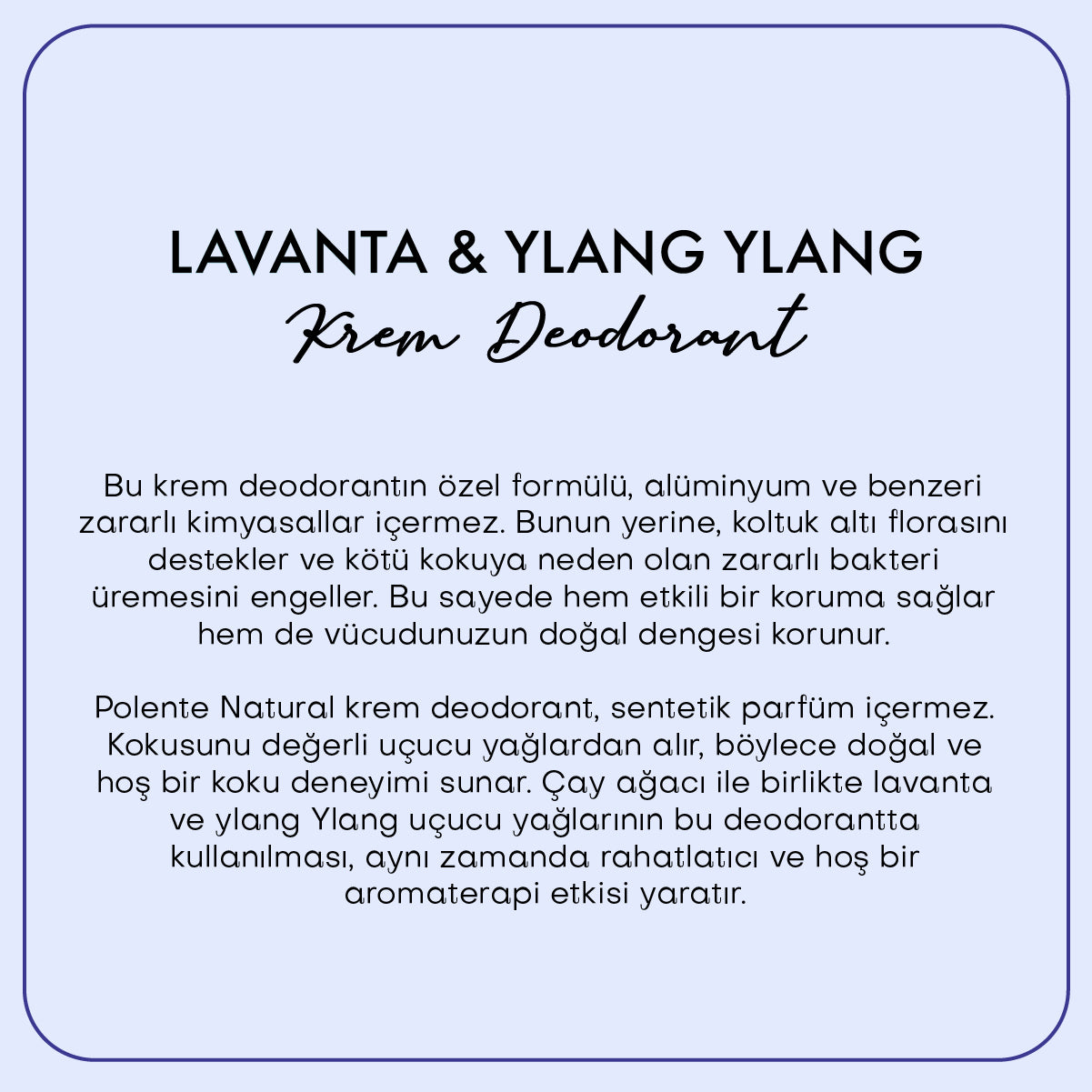 Lavender &amp;amp; Ylang Ylang Cream Deodorant (50 ml)