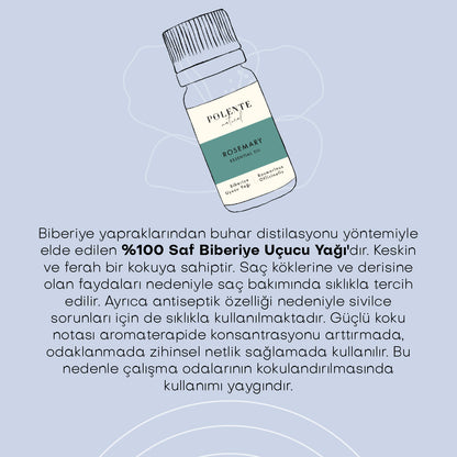 Biberiye Uçucu Yağı (10 ml)