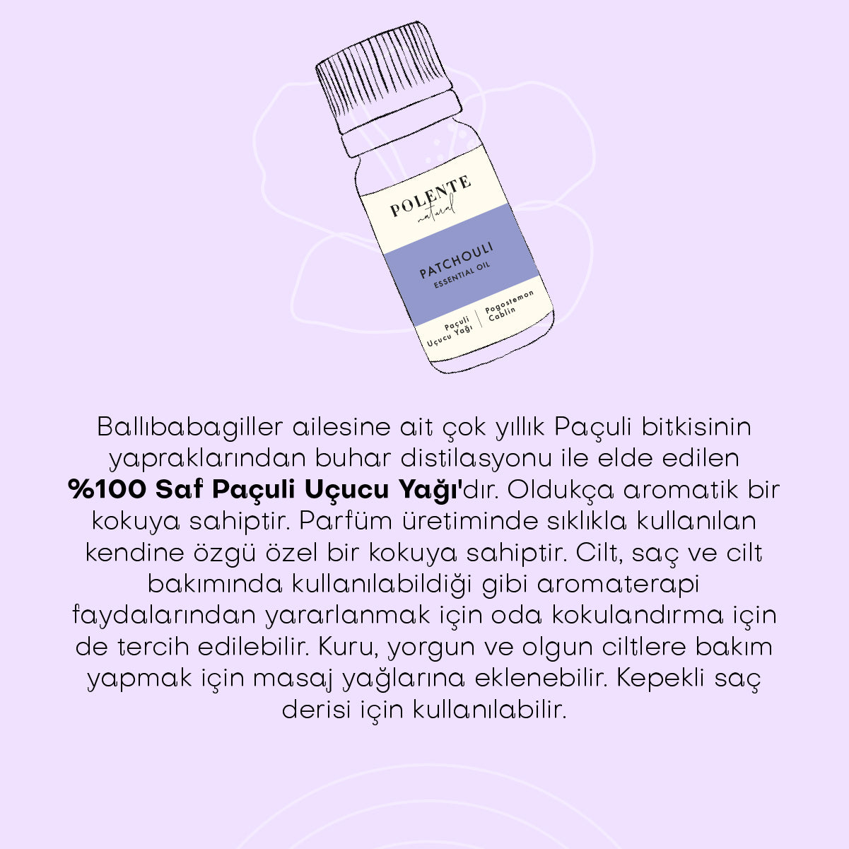 Patchouli Uçucu Yağı (10 ml)