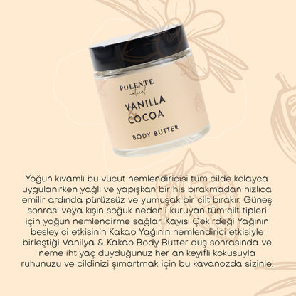 Vanilla &amp;amp; Cocoa Body Butter / Intensive Body Moisturizer (100 ml)