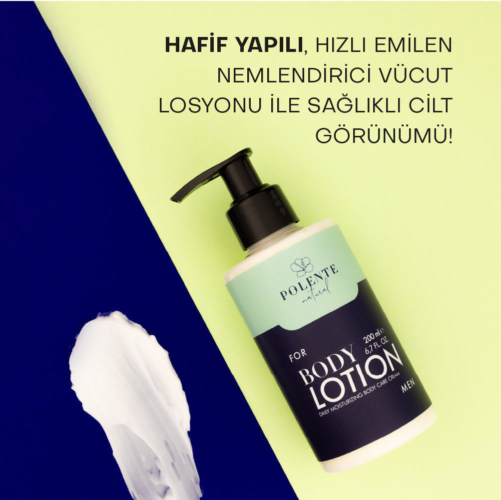 Men Body Lotion - Erkekler İçin Nemlendirici Vücut Losyonu (200 ml)