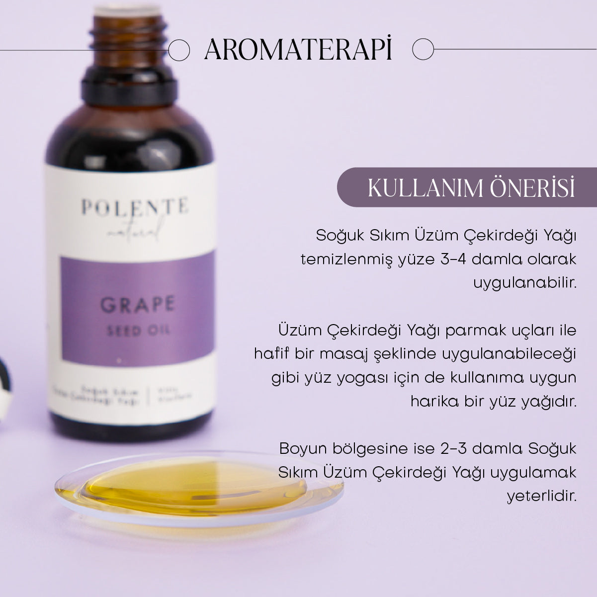 Grape Seed Oil - Cold Pressed (50 ml)