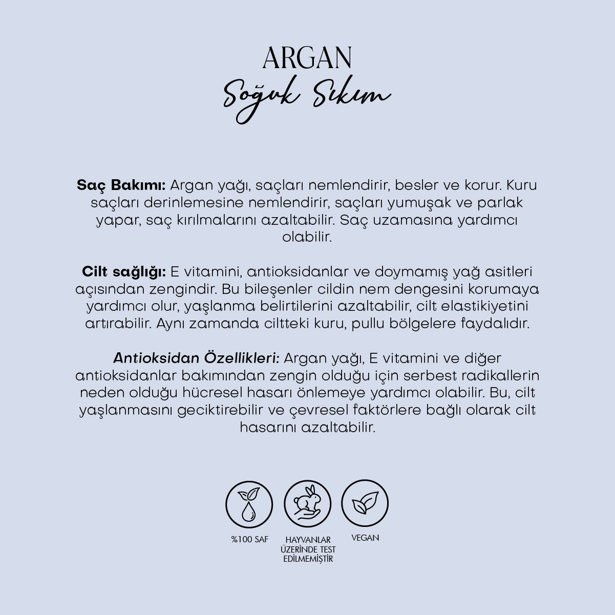 Argan Yağı - Soğuk Sıkım (50 ml)