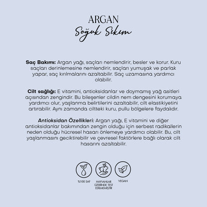 Argan Yağı - Soğuk Sıkım (50 ml)