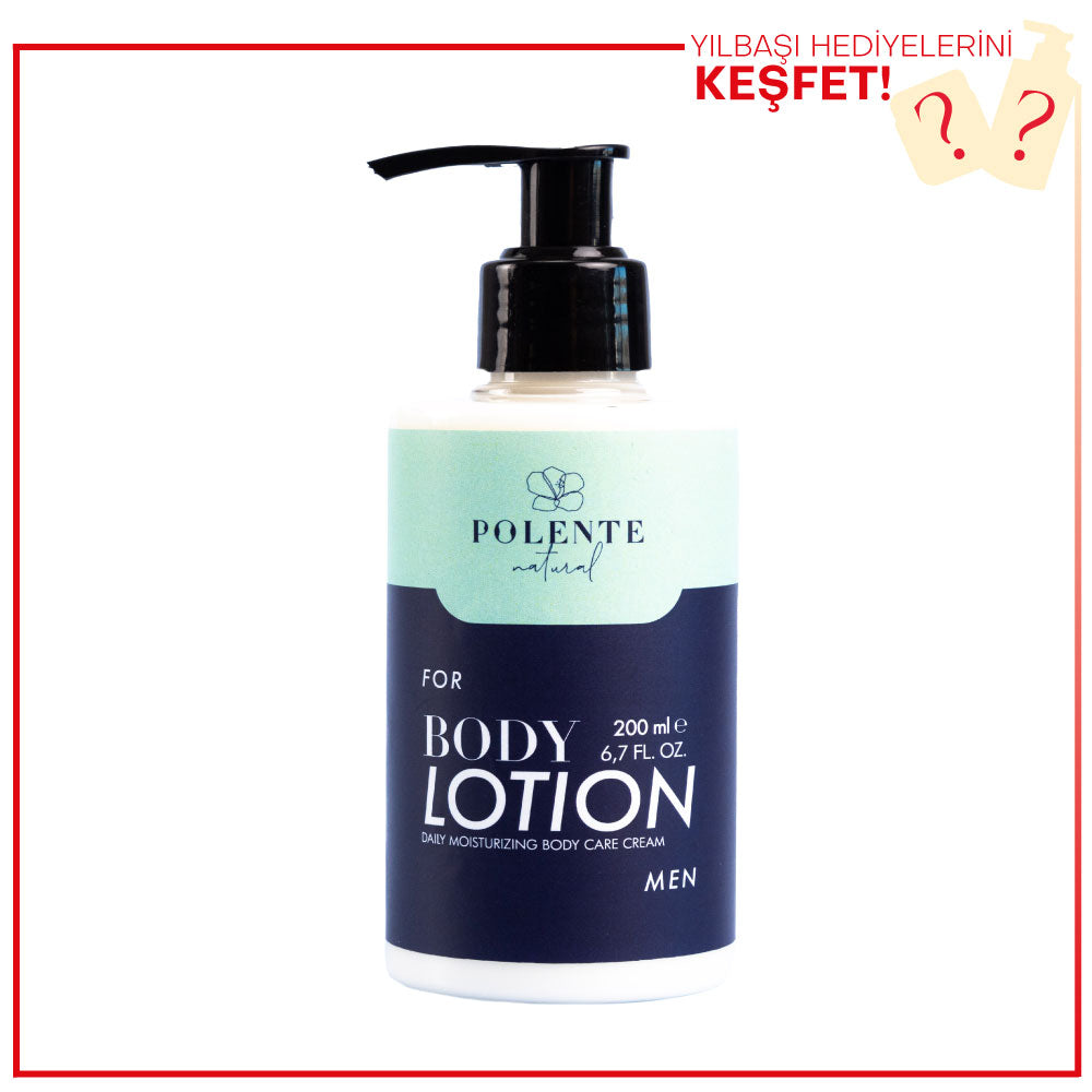 Men Body Lotion - Erkekler İçin Nemlendirici Vücut Losyonu (200 ml)