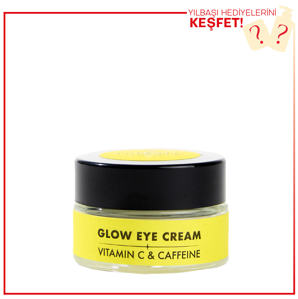 GLOW EYE CREAM- Revitalizing Eye Cream with Vitamin C &amp;amp; Caffeine