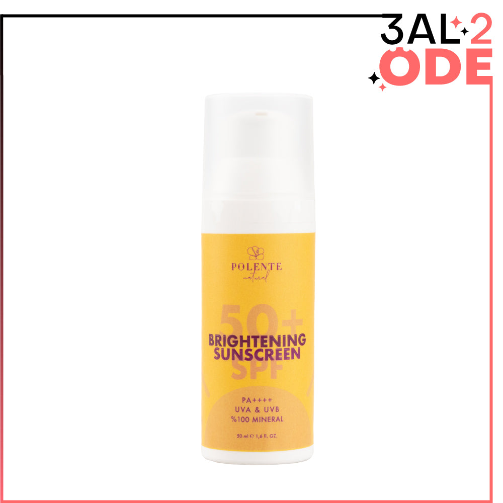 50+ SPF Brightening Sunscreen - 50+ SPF Aydınlatıcı Güneş Kremi %100 Mineral Filtre (50 ml)