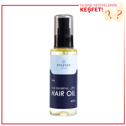 Men Nourishing Hair Care Oil - Erkekler İçin Besleyici Saç Bakım Yağı (100 ml)