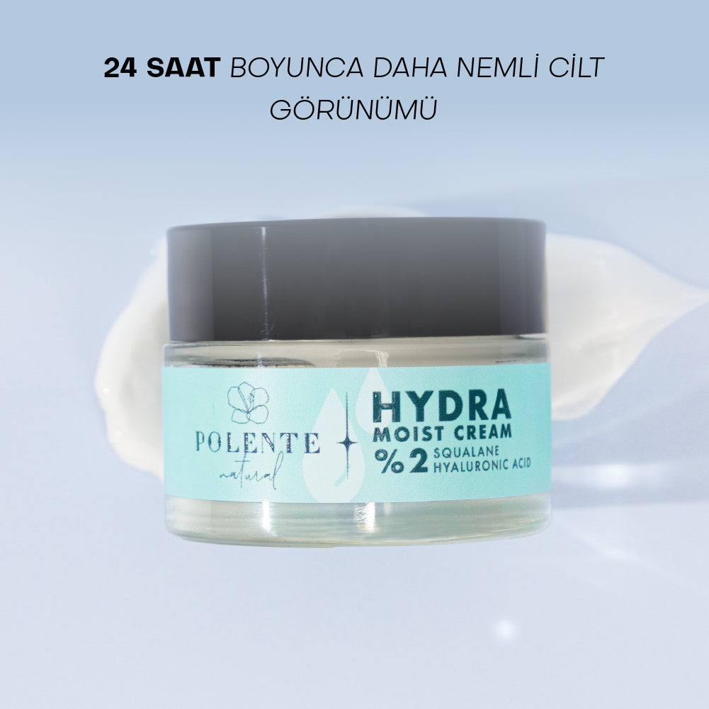 HYDRA MOIST CREAM - Moisturizing Cream Containing Hyaluronic Acid &amp;amp; Squalene