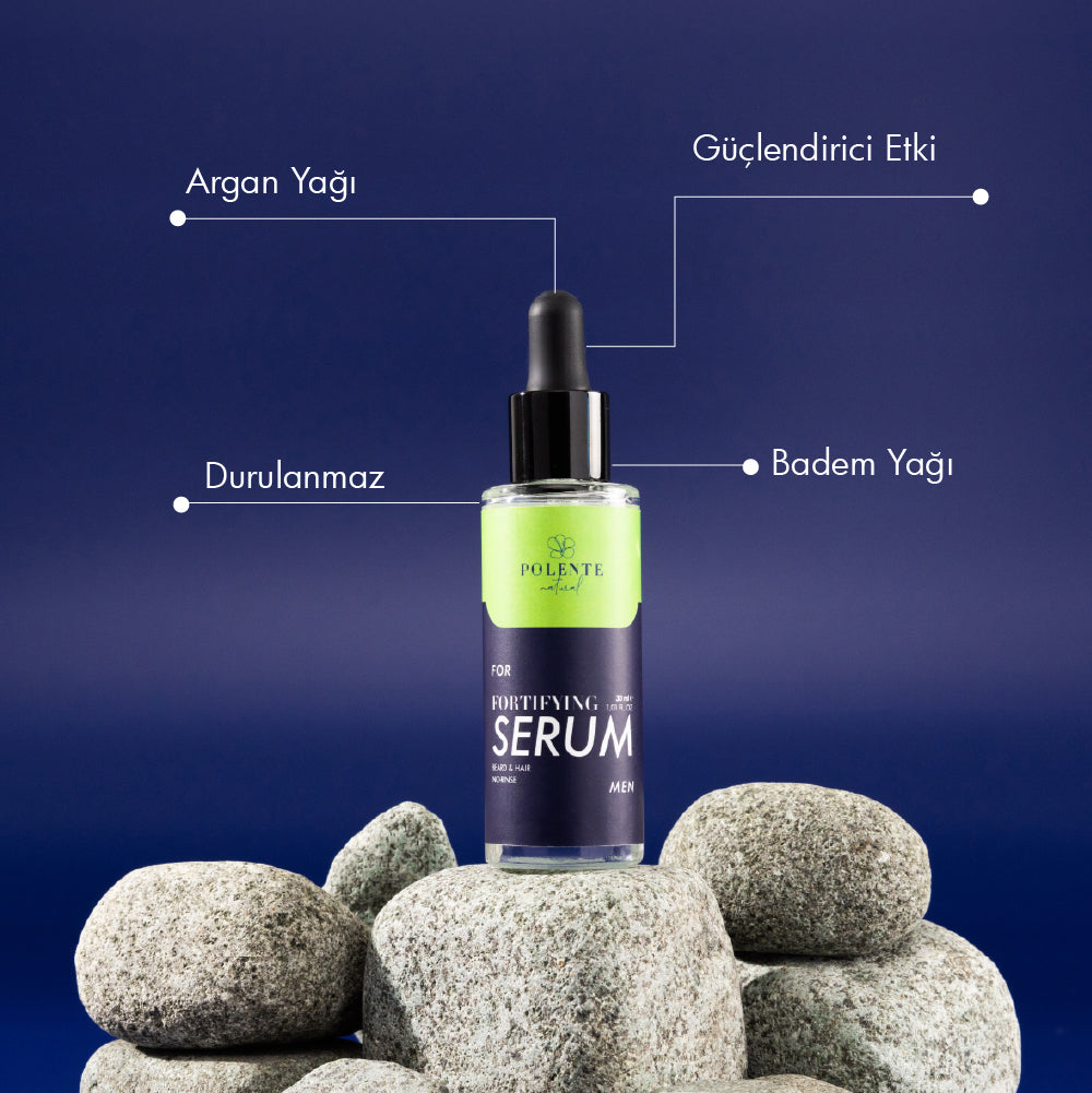 Men Fortifying Serum - Erkekler İçin Güçlendirici Saç ve Sakal Serumu (30 ml)