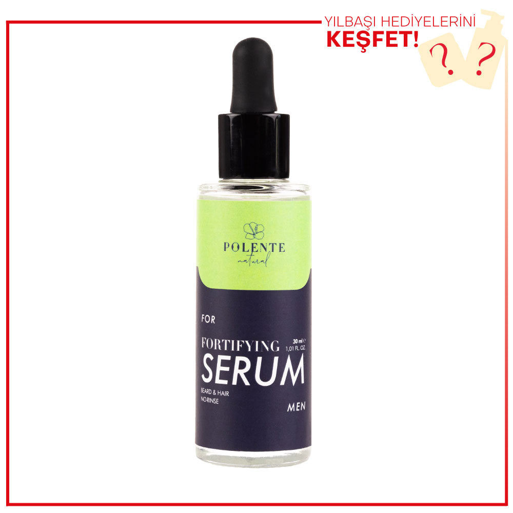 Men Fortifying Serum - Erkekler İçin Güçlendirici Saç ve Sakal Serumu (30 ml)