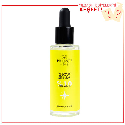 GLOW SERUM %10 C Vitamini İçeren Aydınlatıcı Leke Serumu (30 ml)