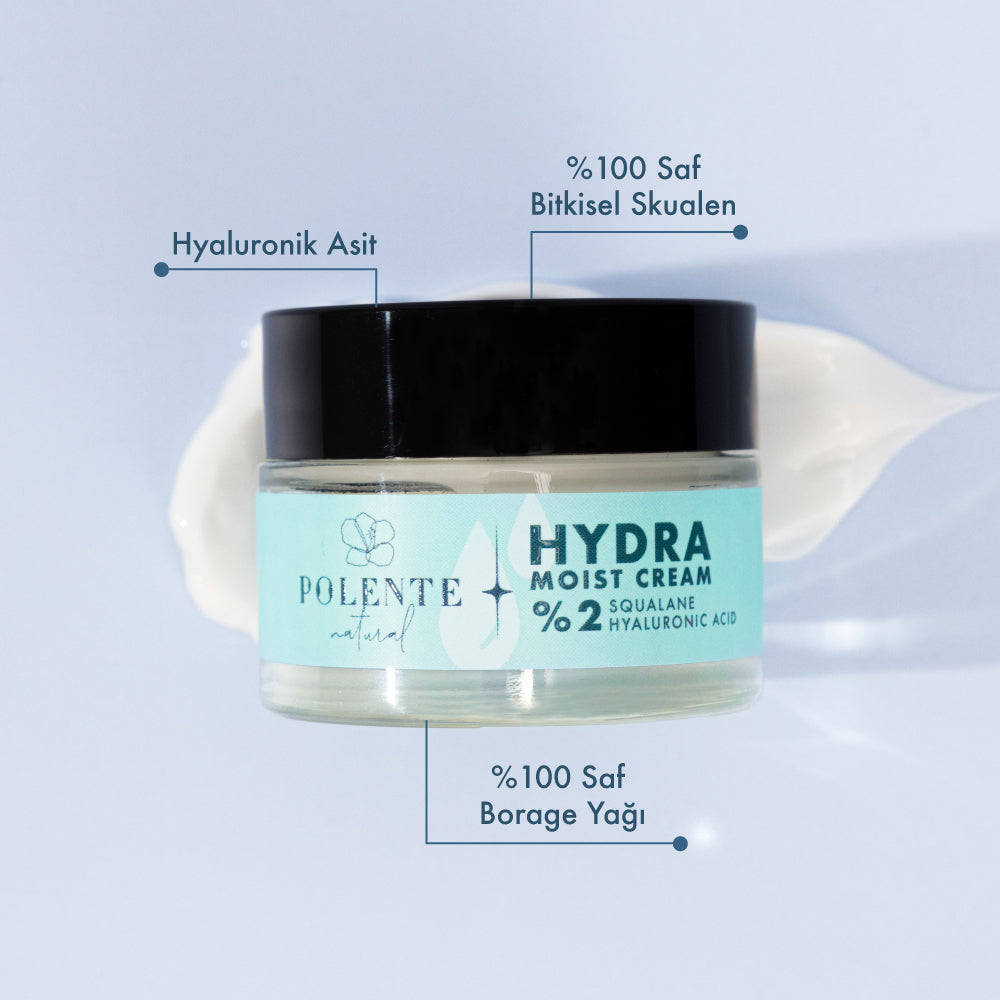 HYDRA MOIST CREAM - Moisturizing Cream Containing Hyaluronic Acid &amp;amp; Squalene