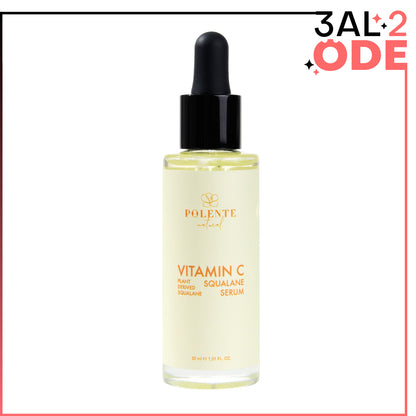 C VİTAMİN &amp;  SQUALANE SERUM - Aydınlatıcı Leke Serumu (C Vitamini Kompleksi) (30 ml)